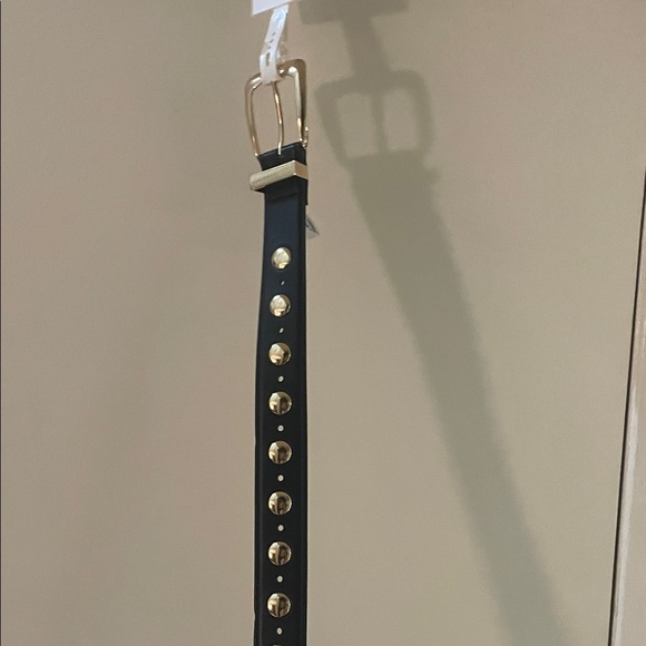 Black Belt with Gold Dome Accents by a new day - Picture 5 of 7